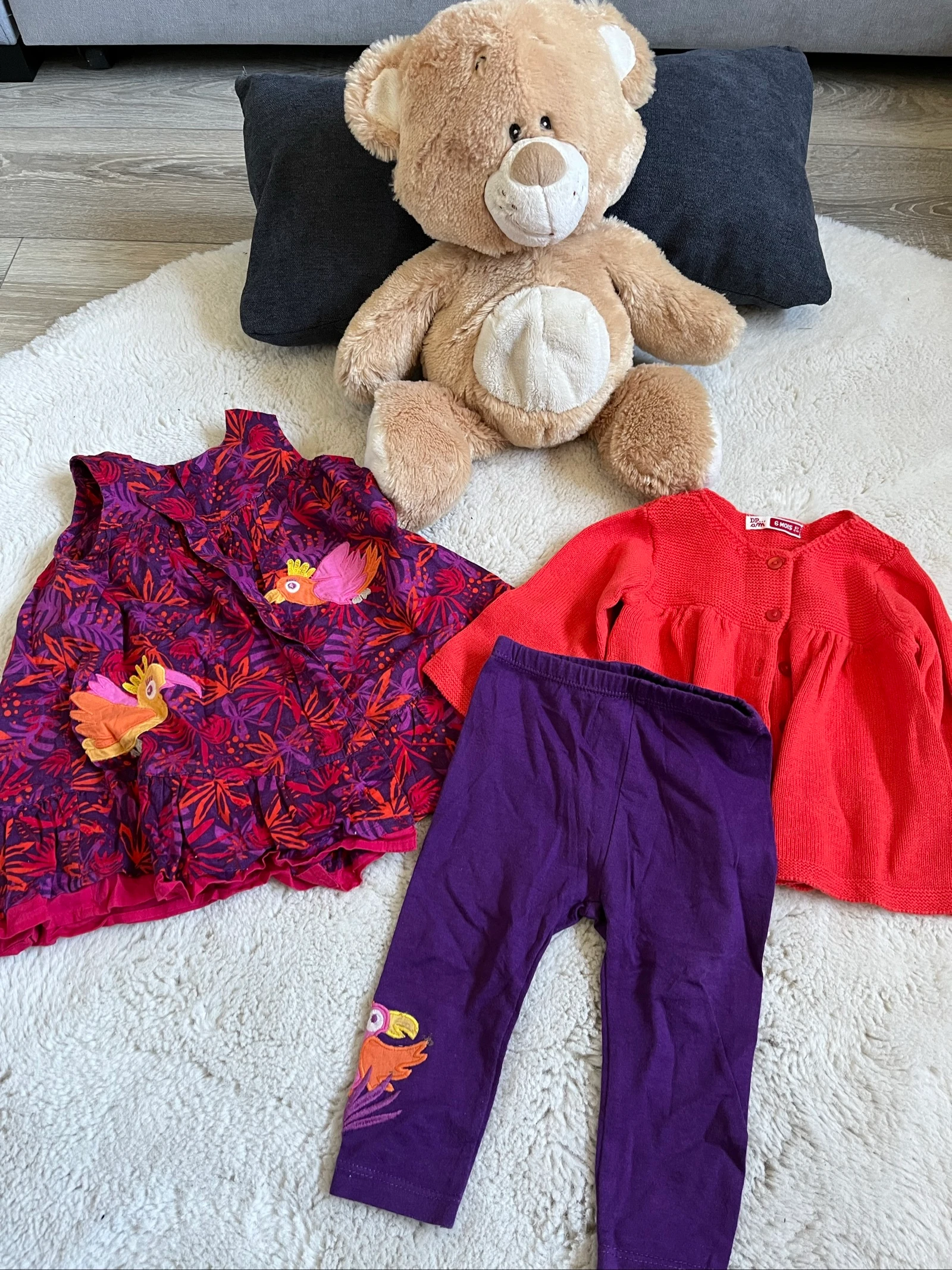 Ensemble bébé fille 6 mois DPAM